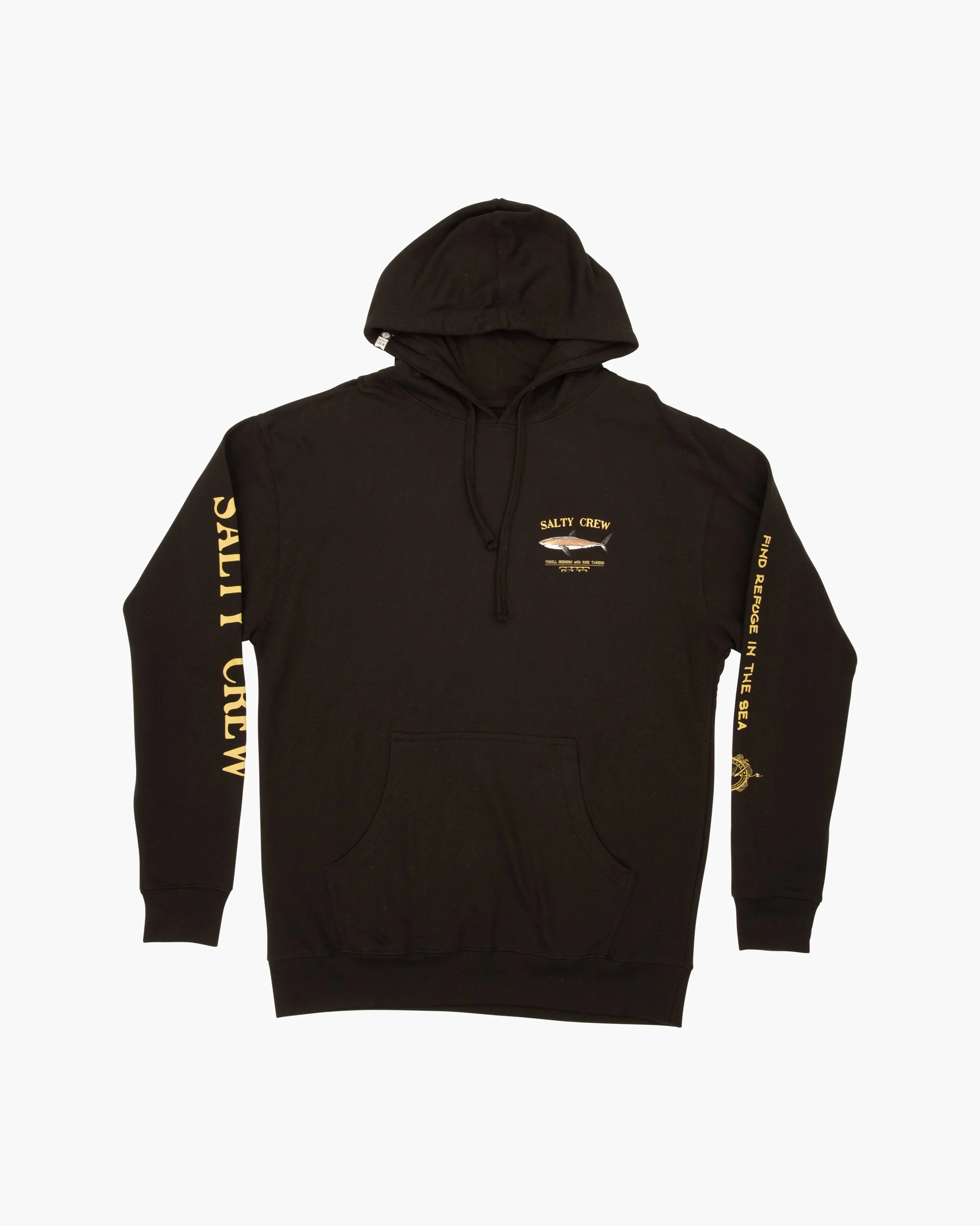 Bruce Hood Fleece - Black - Image 4