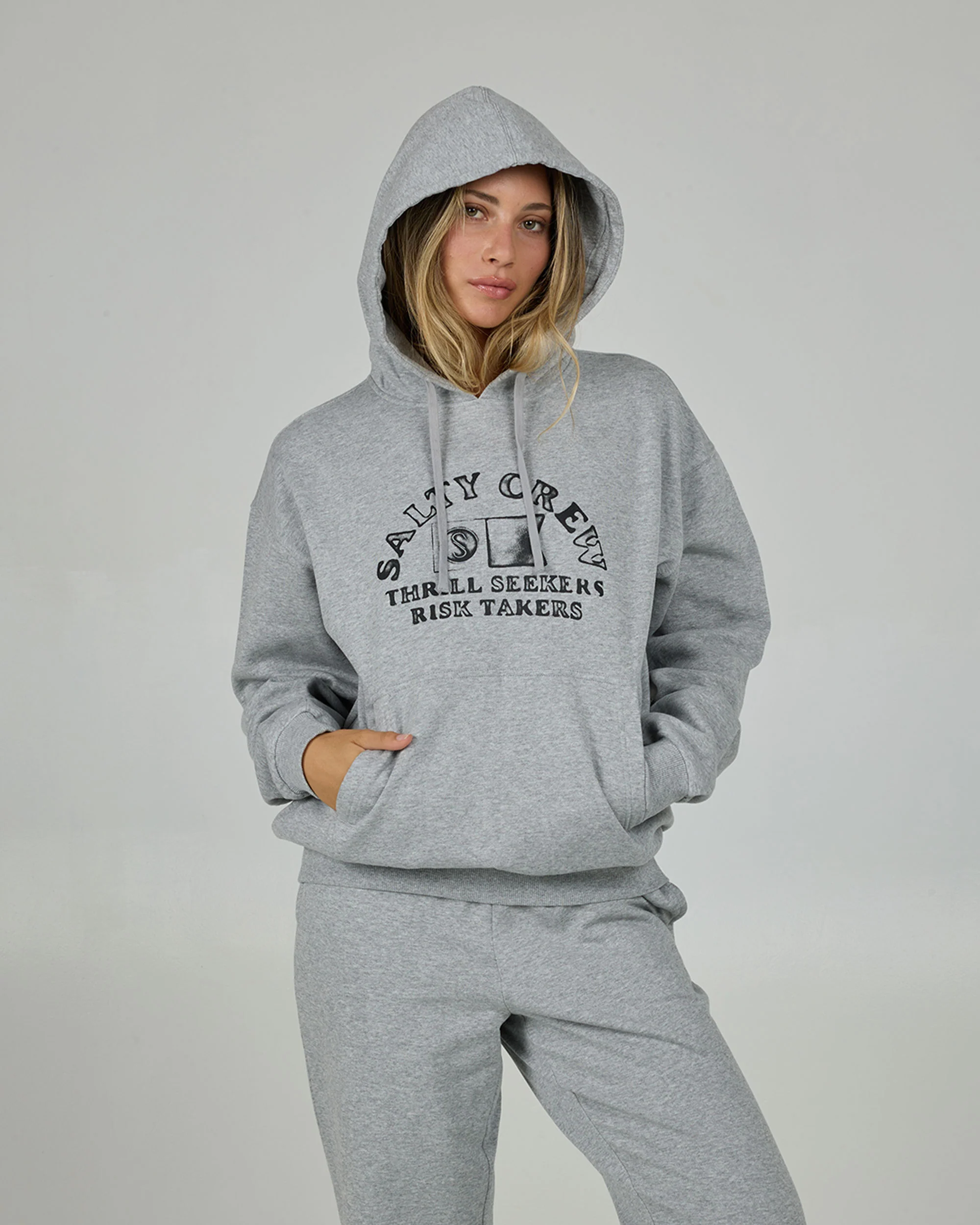 Water World Fleece Hoody - Athletic Heather - Image 4